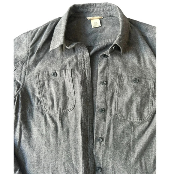 Duluth trading Company Gray button up Women’s Size Extra Small - Picture 2 of 15